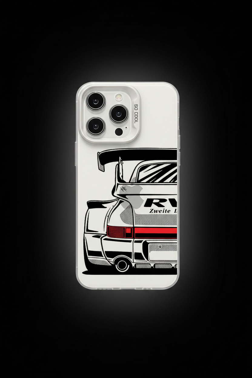 Cover Bianca/Trasparente Dritta