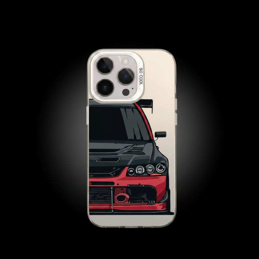 Cover Mitsubishi Evo - Sfondo Nero